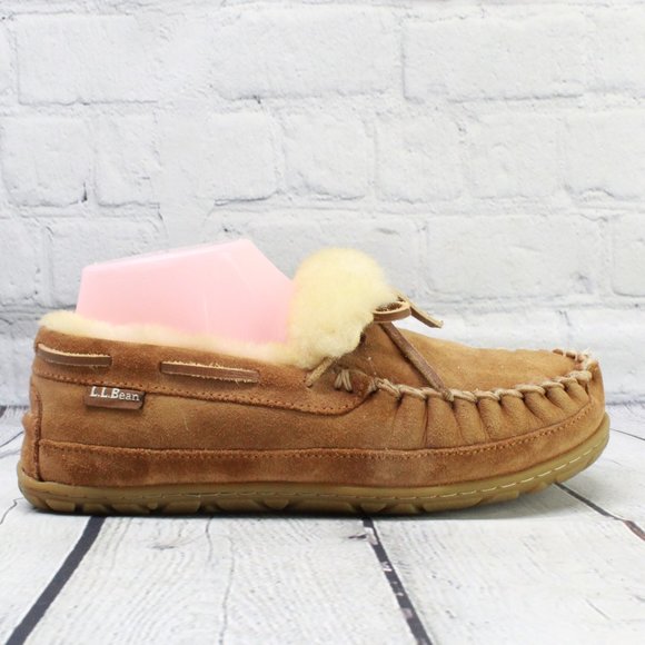 L.L. Bean Shoes - LL BEAN Lined Wicked Good Mocs Slippers Size 7 M